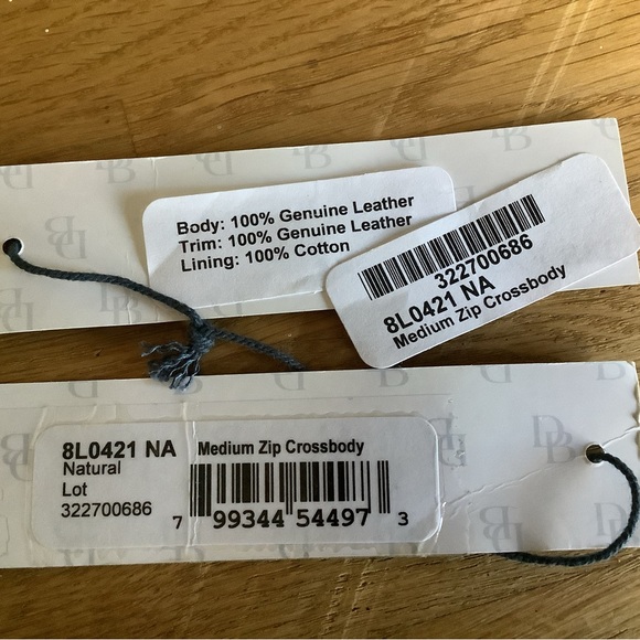 Dooney&Bourke Florentine Leather Medium Zip Crossbody - Picture 10 of 12